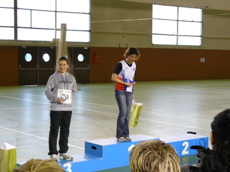 Le podium du 2km