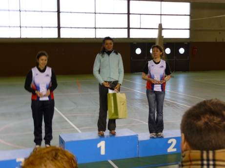 Le podium du 4km