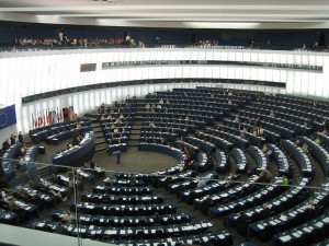 L'hémicycle du Parlement européen