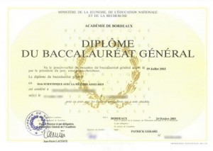 Le diplôme du bac