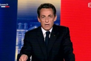 Sarkozy lors de son allocution du 31/12/2009 (© AFP photo AFP) 